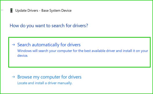 search_automatically_driver